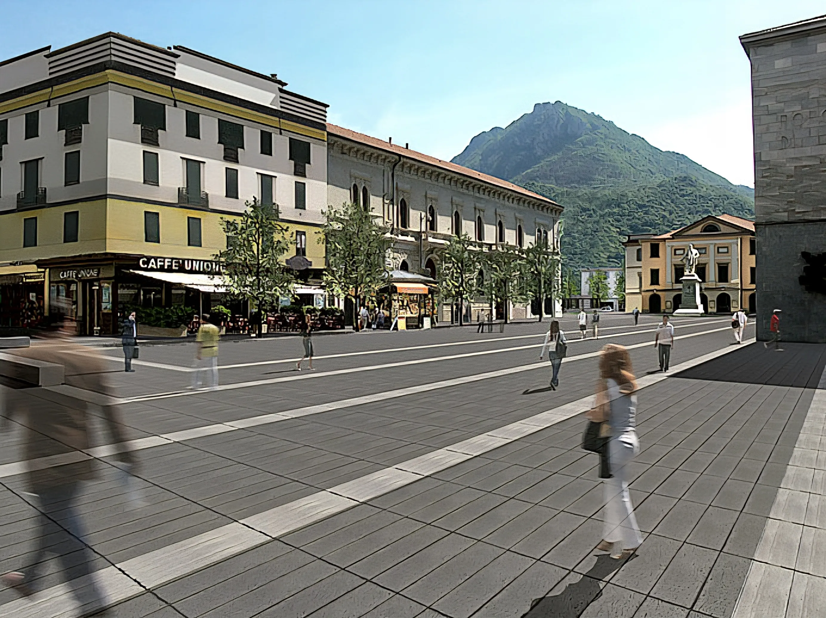 Piazza e parcheggio interrato a Lecco - 2